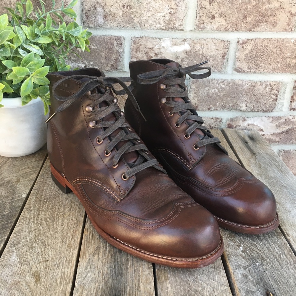 Wolverine 1000 Mile Addison Wingtip Boots